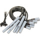 Plug wires, Direct Fit, Silicone, BLACK