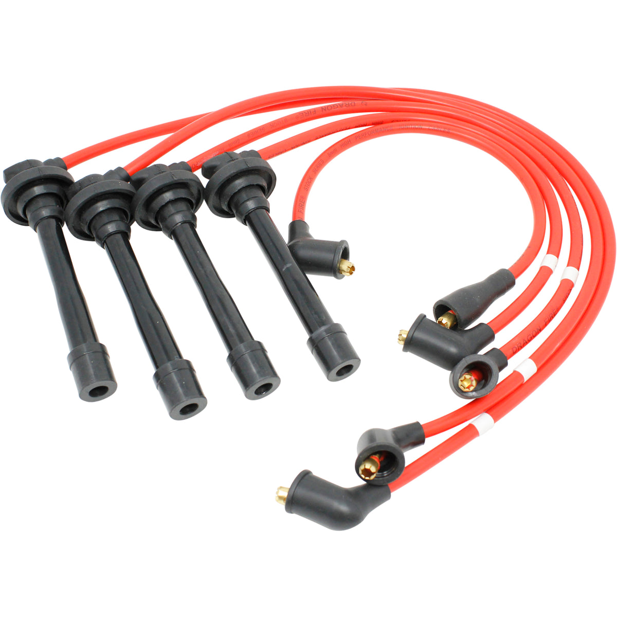 PWJ295 Plug wires, Direct Fit, Silicone, RED