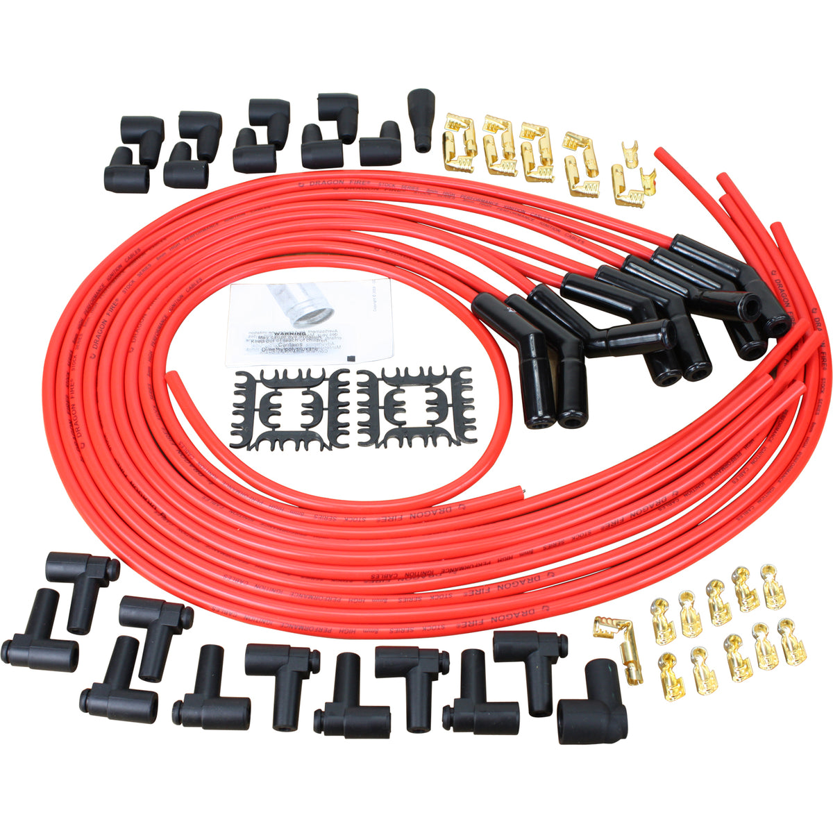 SPW3003BC-RD Plug wires, Universal Cut-to-Fit, Ceramic, RED