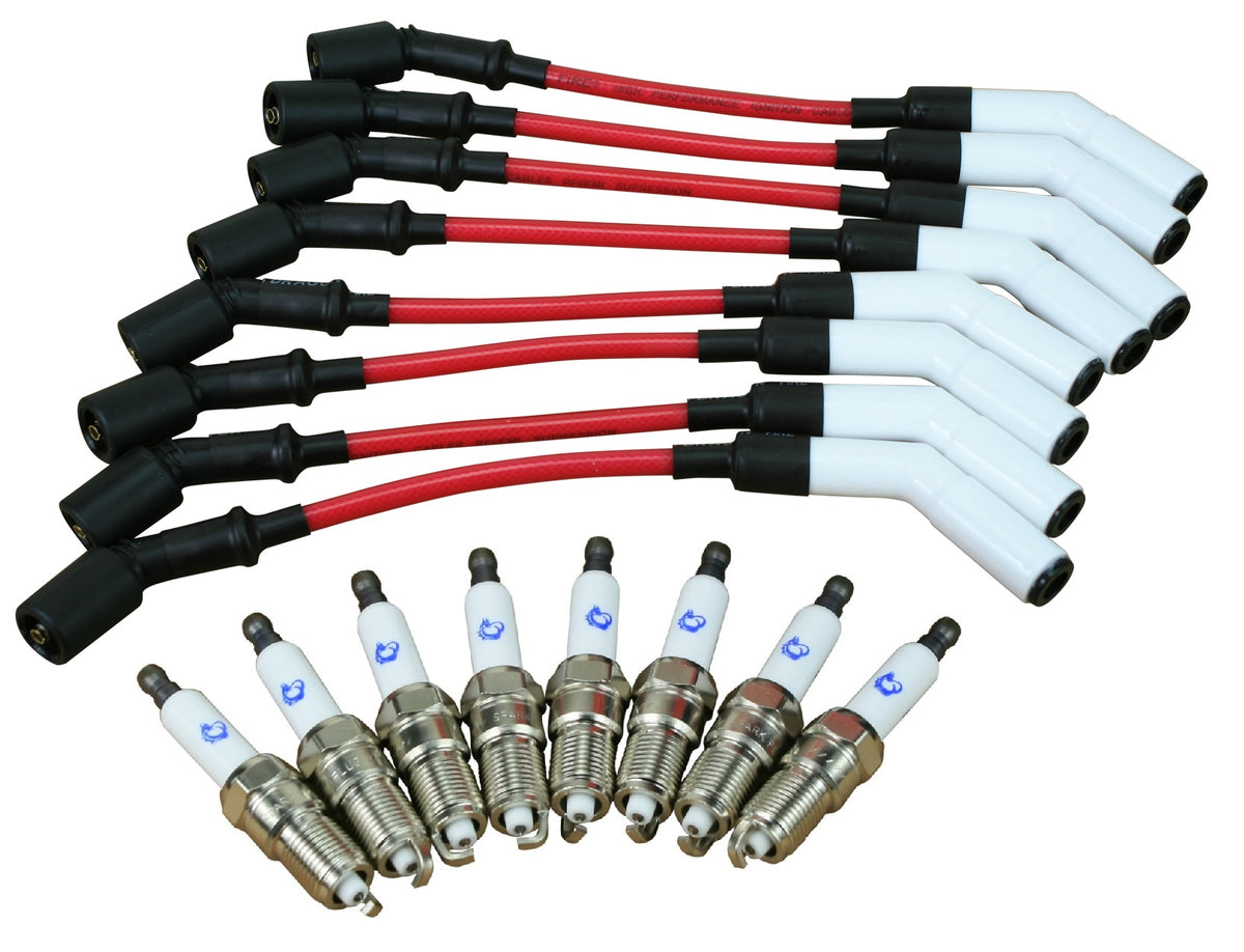 Kit-1296 Ignition Kit - Ceramic Plug Wires, Spark Plugs