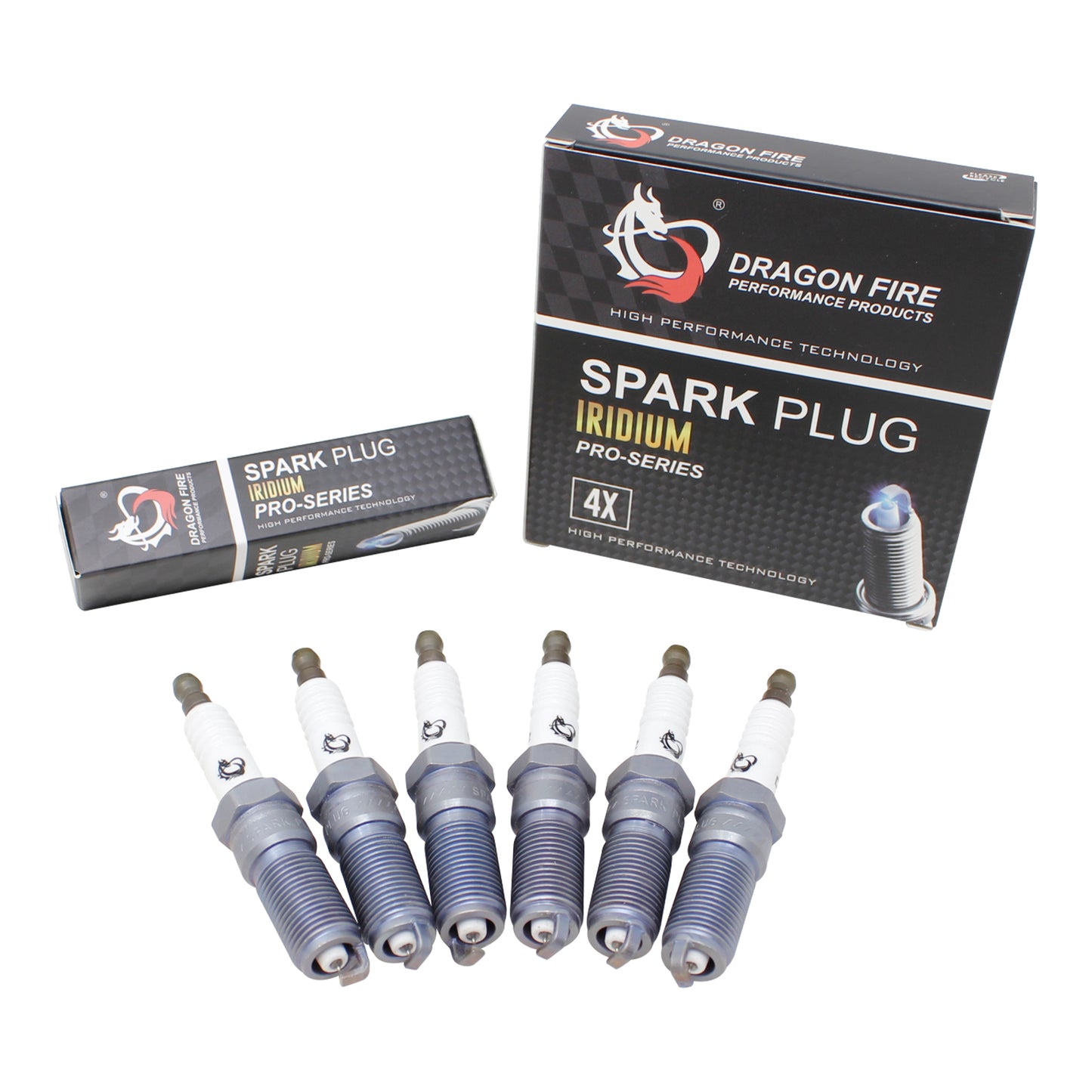 Spark Plug Set, 6pcs, Pre-Gapped