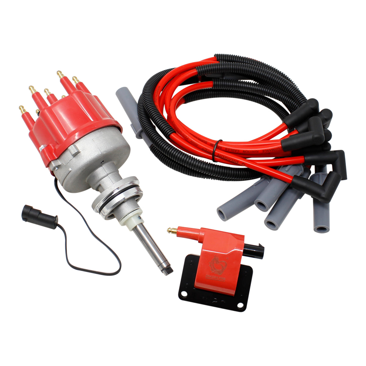 Kit-1612 Ignition Kit - Distributor, Plug Wires, Coil