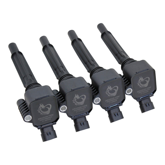 Coil Pack Set, 4pcs, Direct Fit, BLACK