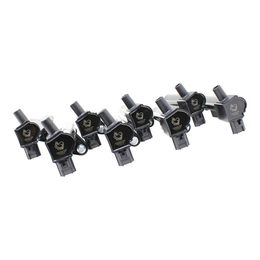 Coil Pack Set, 8pcs, Direct Fit, BLACK