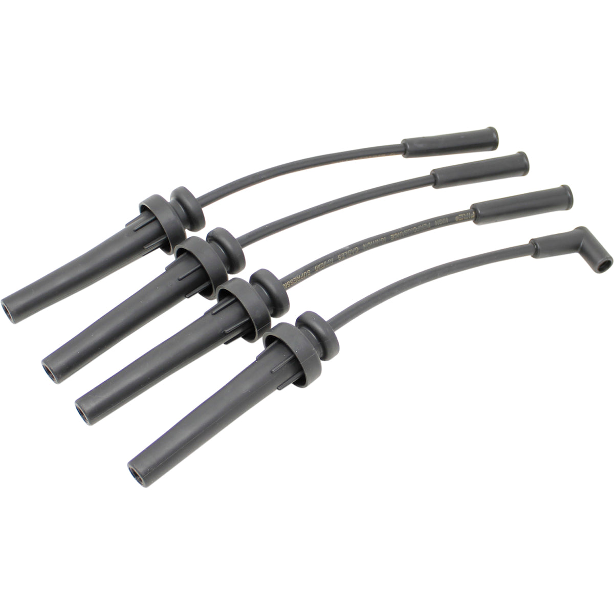 PWJ206-BLK Plug wires, Direct Fit, Silicone, BLACK