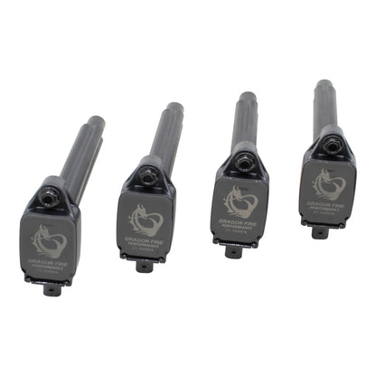Coil Pack Set, 4pcs, Direct Fit, BLACK