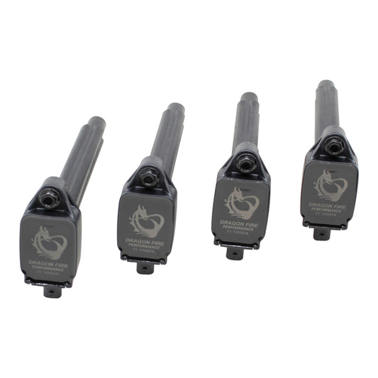 Coil Pack Set, 4pcs, Direct Fit, BLACK