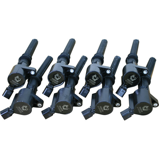 Coil Pack Set, 8pcs, Direct Fit, BLACK