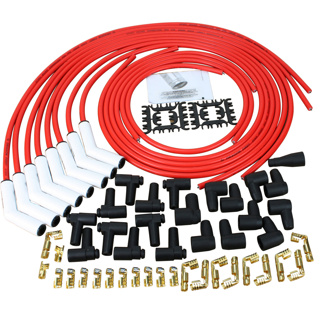 SPW3003WC-RD Plug wires, Universal Cut-to-Fit, Ceramic, RED