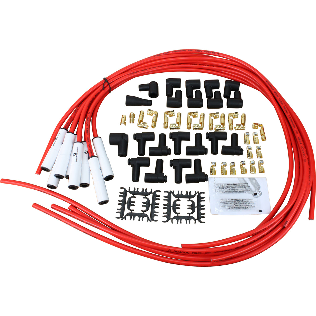 SPW3002WC-RD Plug wires, Universal Cut-to-Fit, Ceramic, RED