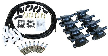 Kit-1408 Ignition Kit - Ceramic Plug Wires, Coils, Spark Plugs