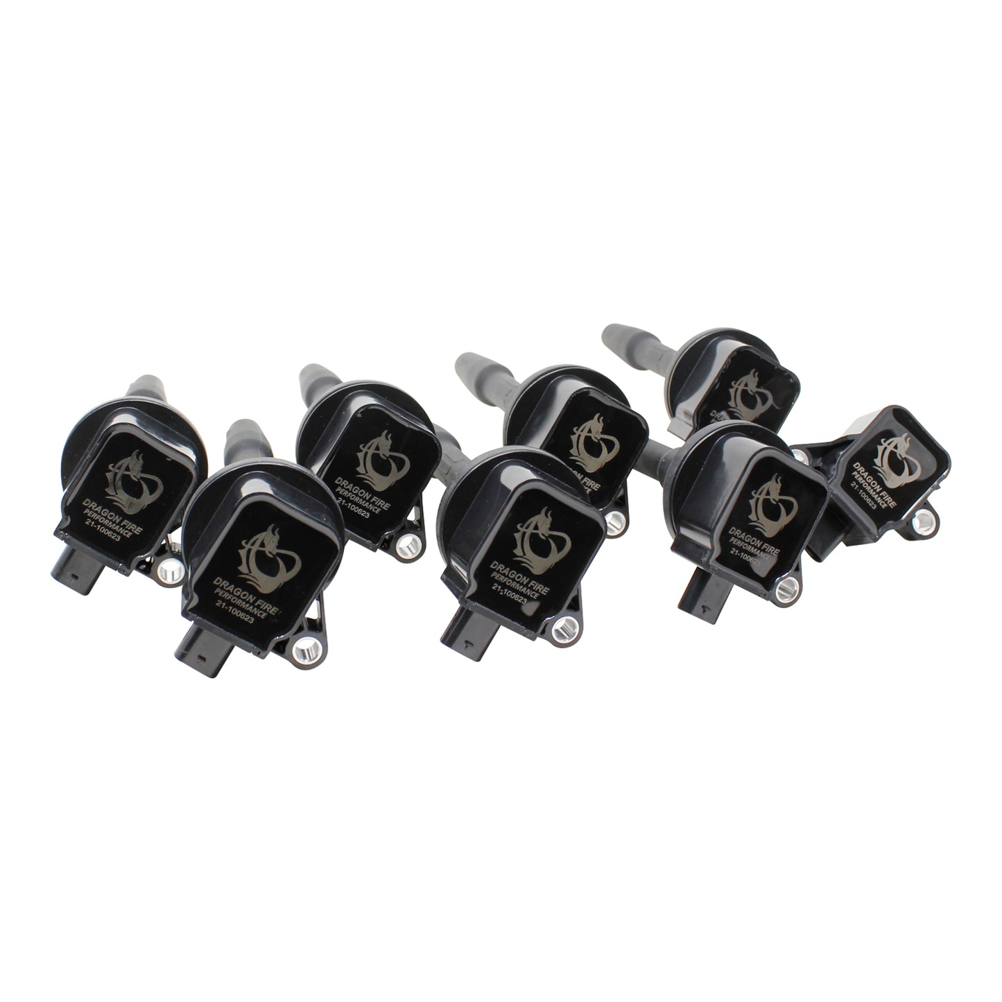 Coil Pack Set, 8pcs, Direct Fit, BLACK