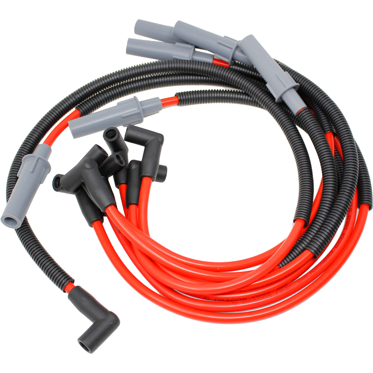 PWJ322 Plug wires, Direct Fit, Silicone, RED