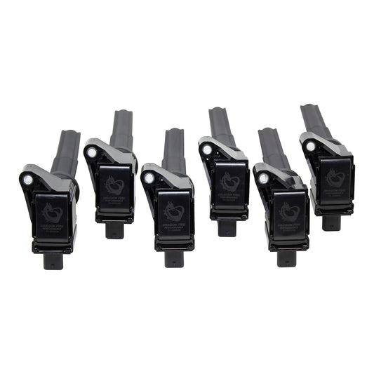 Coil Pack Set, 6pcs, Direct Fit, BLACK