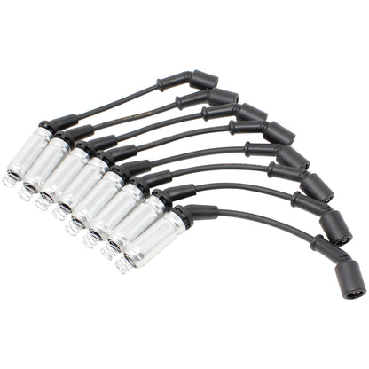 PWJ256-OES Plug wires, Direct Fit, Silicone, BLACK
