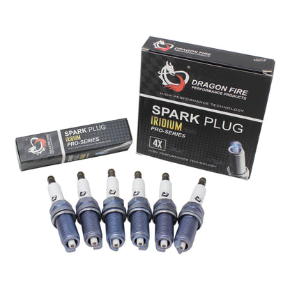 Spark Plug Set, 6pcs, Pre-Gapped