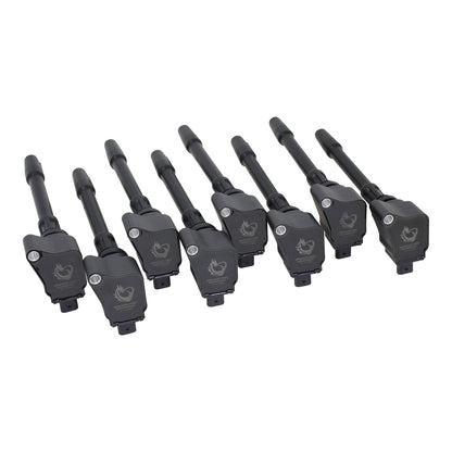 Coil Pack Set, 8pcs, Direct Fit, BLACK