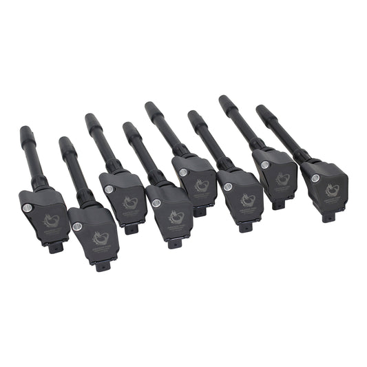 Coil Pack Set, 8pcs, Direct Fit, BLACK