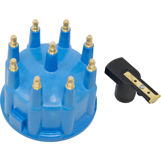 CAP1012-BL Distributor Cap and Rotor Kit, Direct Fit, BLUE
