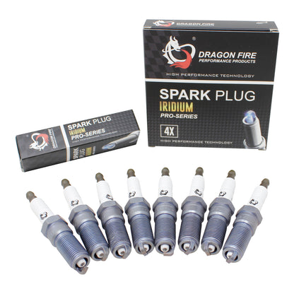 Spark Plug Set, 8pcs, Pre-Gapped