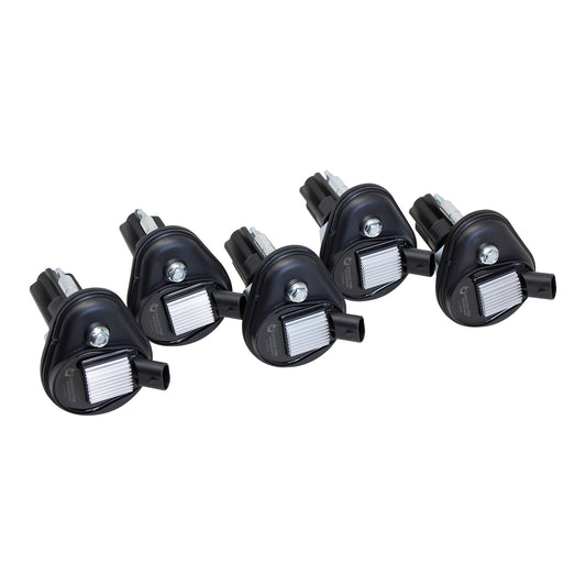 Coil Pack Set, 5pcs, Direct Fit, BLACK