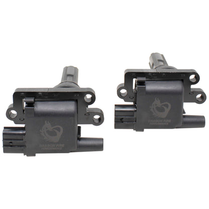 DFC1043-2 Coil Pack Set, 2pcs, Direct Fit, BLACK
