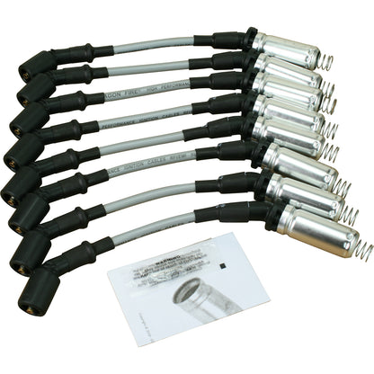 PWJ256-S Plug wires, Direct Fit, Silicone, SILVER