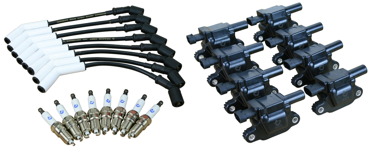 Kit-1295 Ignition Kit - Ceramic Plug Wires, Coils, Spark Plugs
