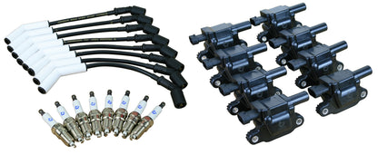 Kit-1295 Ignition Kit - Ceramic Plug Wires, Coils, Spark Plugs