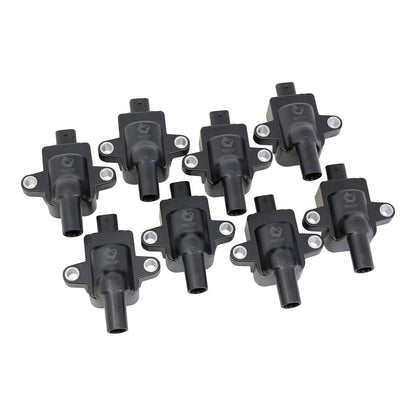 Coil Pack Set, 8pcs, Direct Fit, BLACK