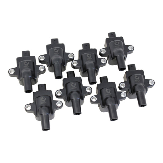 Coil Pack Set, 8pcs, Direct Fit, BLACK