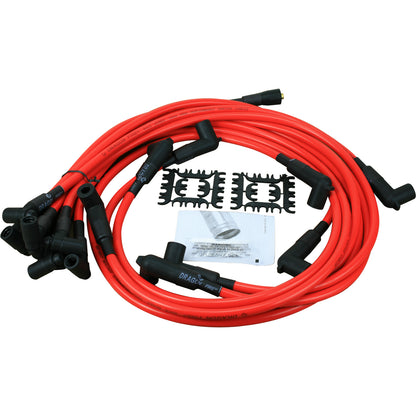 PWJ133 Plug wires, Direct Fit, Silicone, RED