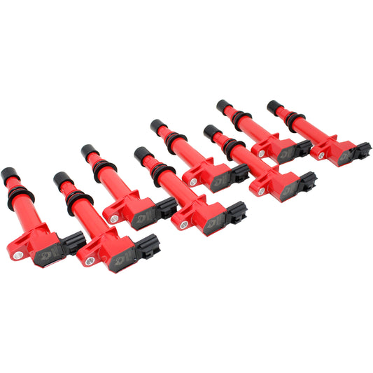 Coil Pack Set, 8pcs, Direct Fit, BLACK