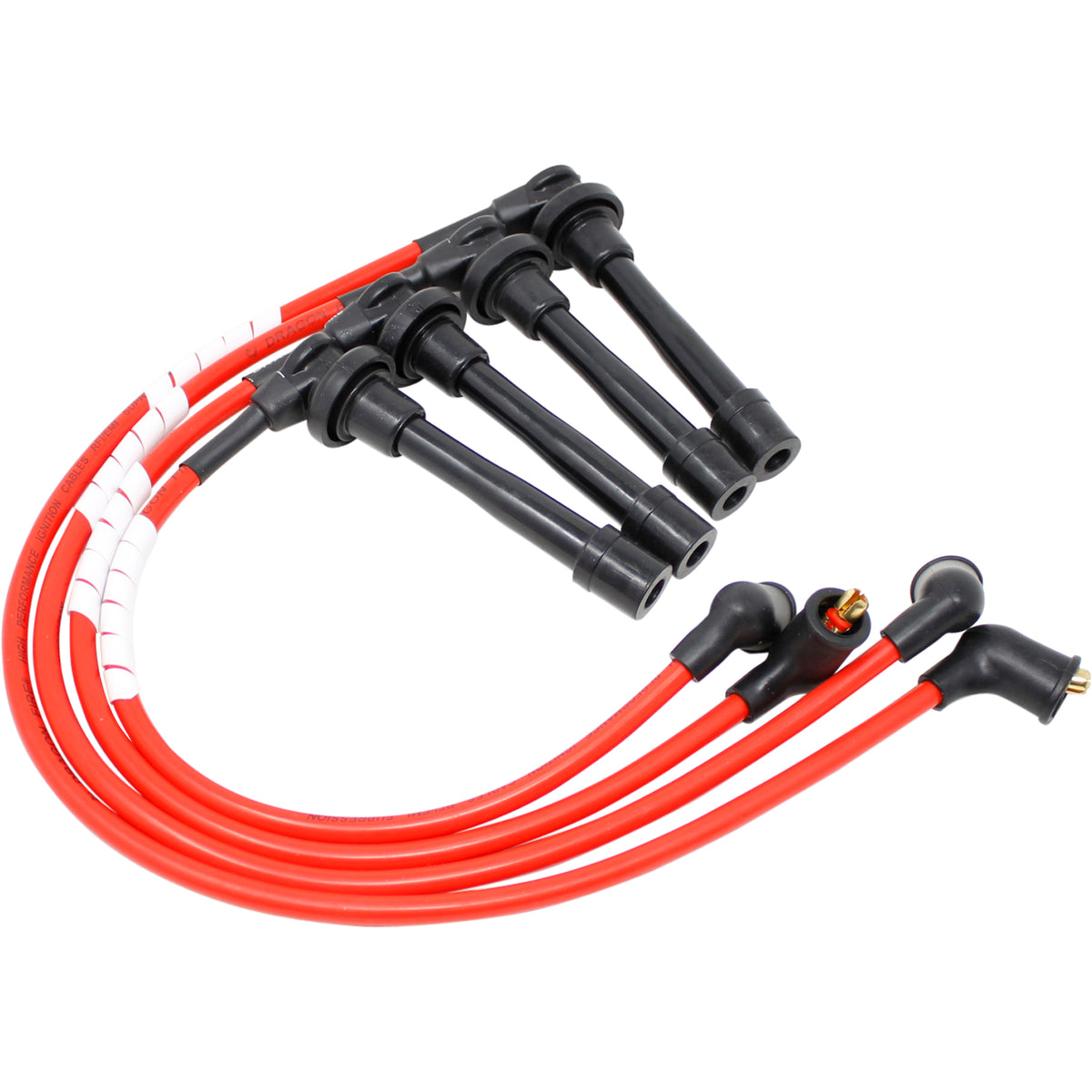PWJ327 Plug wires, Direct Fit, Silicone, RED
