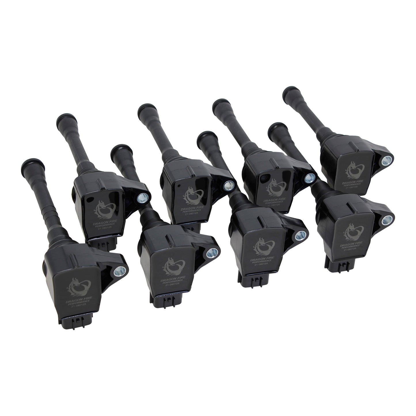 Coil Pack Set, 8pcs, Direct Fit, BLACK