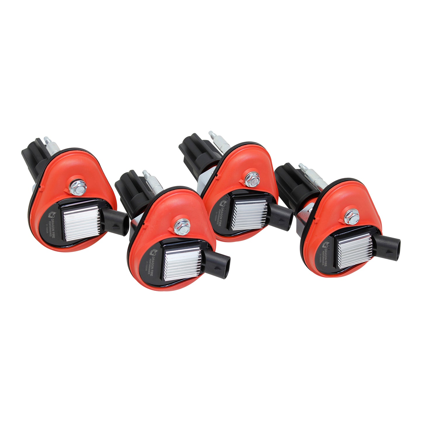 Coil Pack Set, 4pcs, Direct Fit, RED