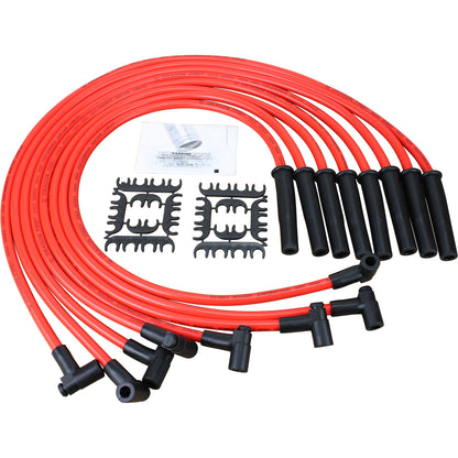 PWJ108 Plug wires, Direct Fit, Silicone, RED
