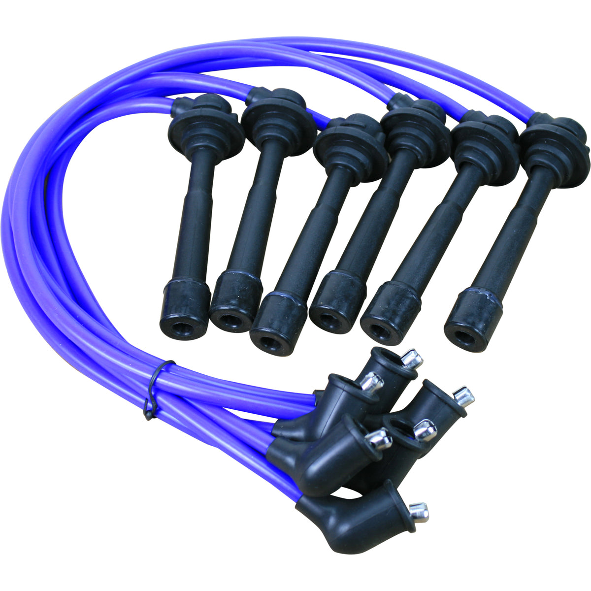 PWJ277-BL Plug wires, Direct Fit, Silicone, BLUE