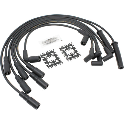 PWJ101-OES Plug wires, Direct Fit, Silicone, BLACK