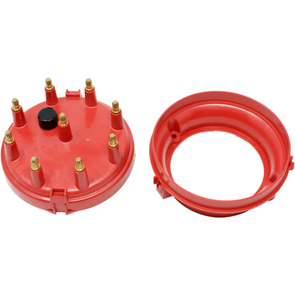 CAP1045-R Distributor Cap, Direct Fit, RED