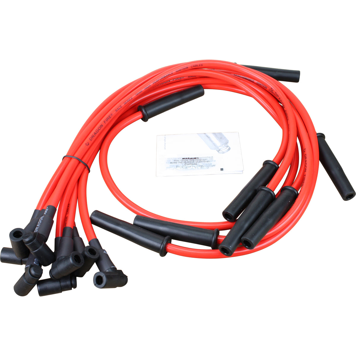 PWJ122 Plug wires, Direct Fit, Silicone, RED