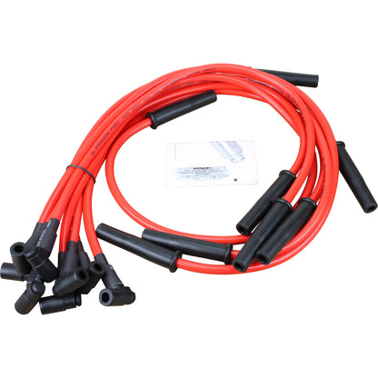 PWJ122 Plug wires, Direct Fit, Silicone, RED