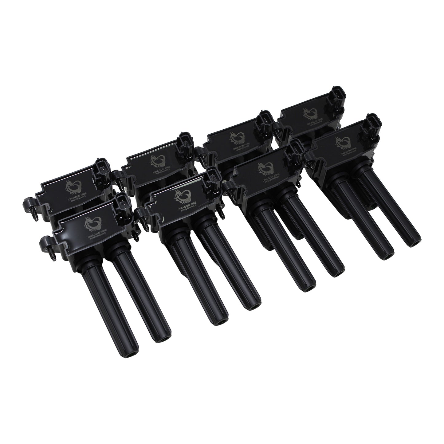 Coil Pack Set, 8pcs, Direct Fit, BLACK