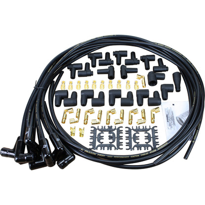 SPW2001BC-BK Plug wires, Universal Cut-to-Fit, Ceramic, BLACK