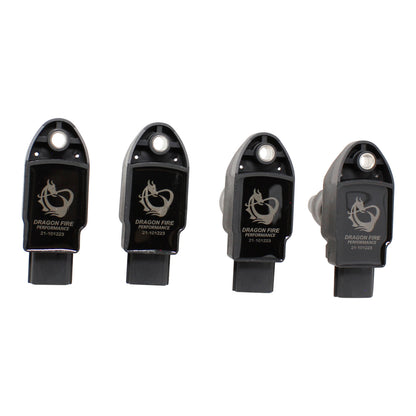DFC1068-4 Coil Pack Set, 4pcs, Direct Fit, BLACK