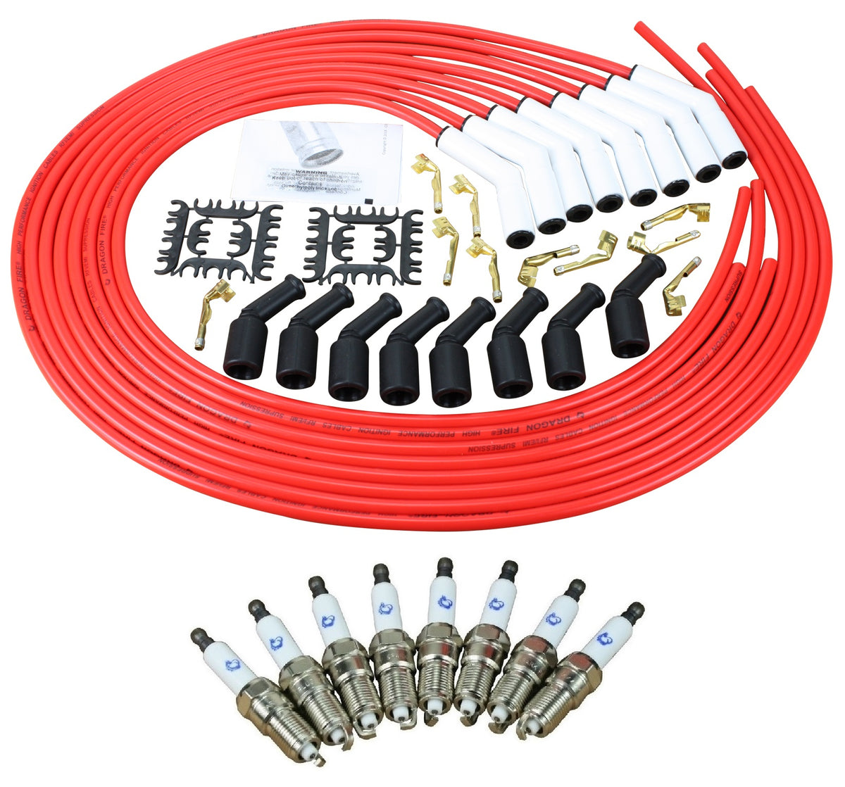 Kit-1409 Ignition Kit - Ceramic Plug Wires, Spark Plugs