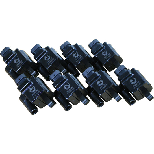 Coil Pack Set, 8pcs, Direct Fit, BLACK