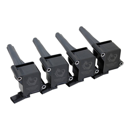 Coil Pack Set, 4pcs, Direct Fit, BLACK