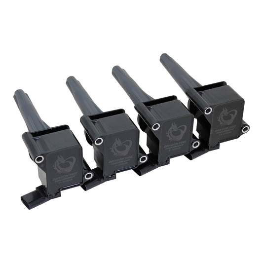 Coil Pack Set, 4pcs, Direct Fit, BLACK