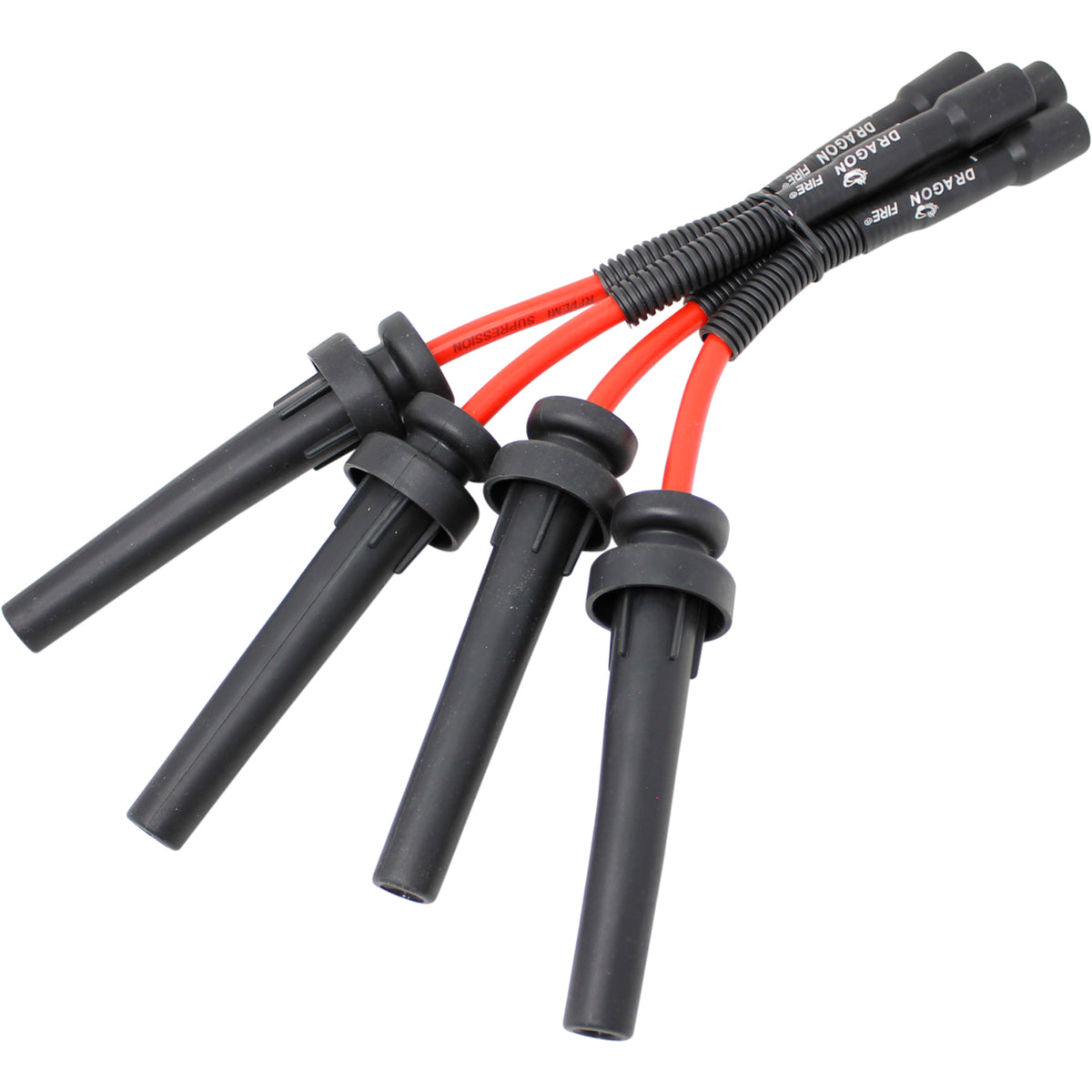 PWJ325 Plug wires, Direct Fit, Silicone, RED